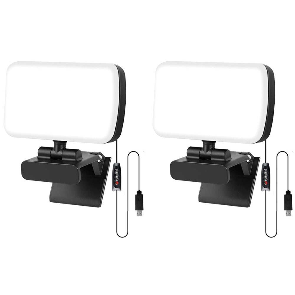 2X Computer Monitor Screen Light Reading Lamp Desk Laptop Lamp Dimmable Night Light