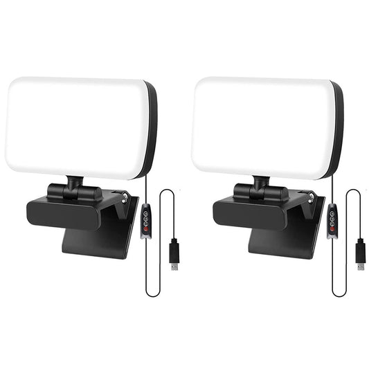 2X Computer Monitor Screen Light Reading Lamp Desk Laptop Lamp Dimmable Night Light
