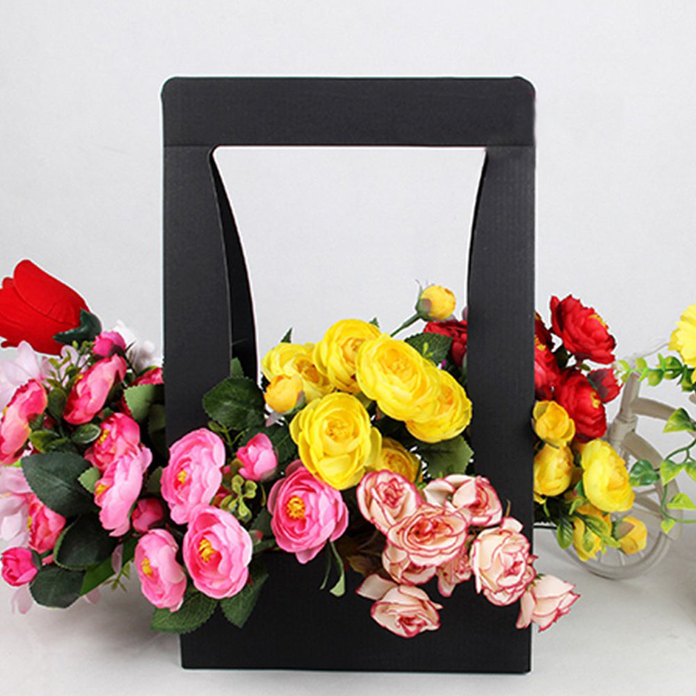 10X Water Resistant Paper Flower Basket Plant Bags Flower Bouquet Packaging Bag