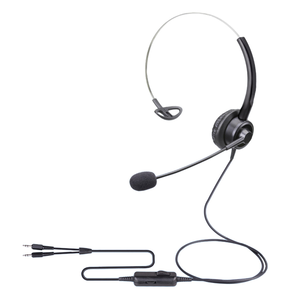 Adjustable Corded Computer Headset with Microphone Zoom Home Office Online Class