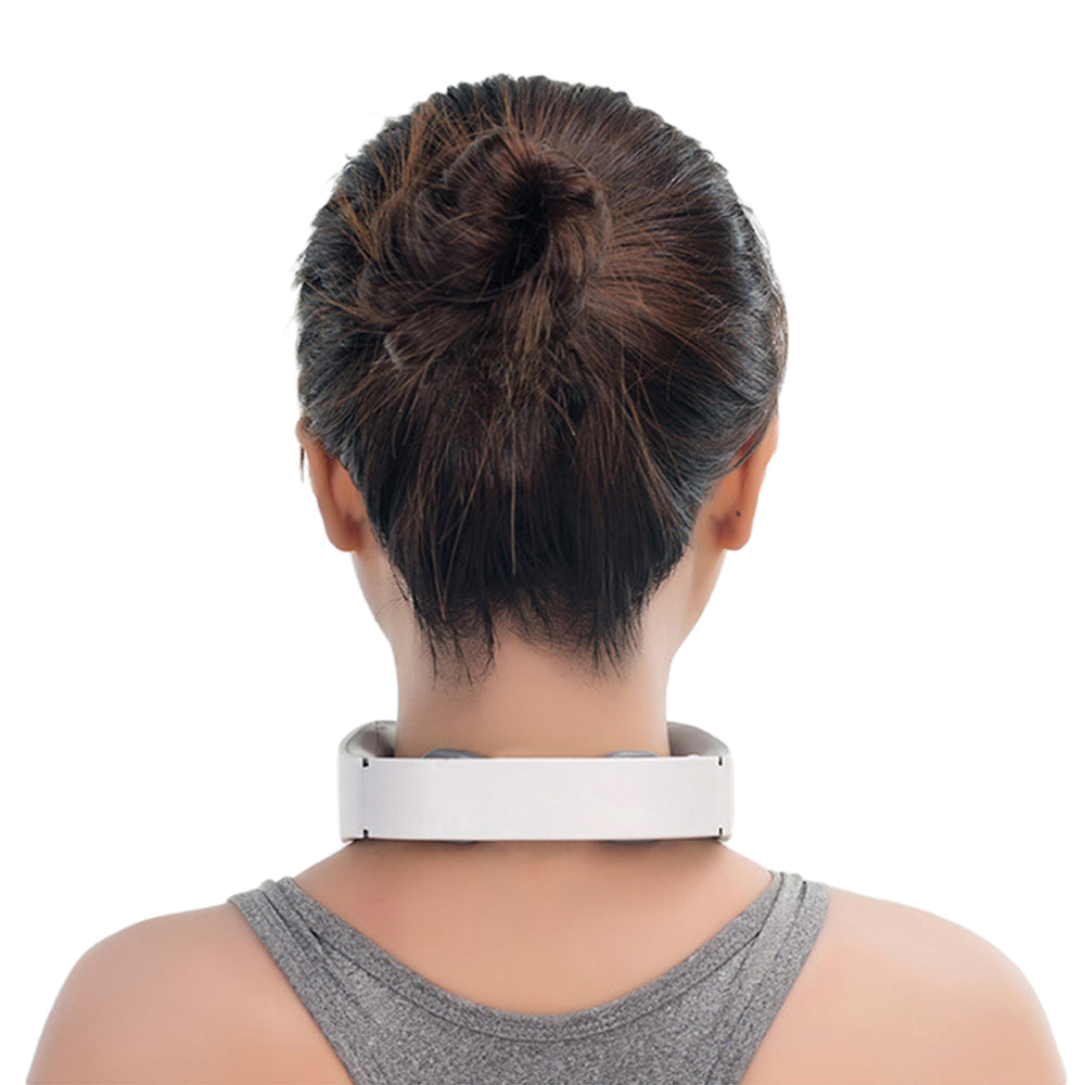 2X Cordless Neck Massager Battery Operated 6 Modes 9 Levels Neck Massage Tool