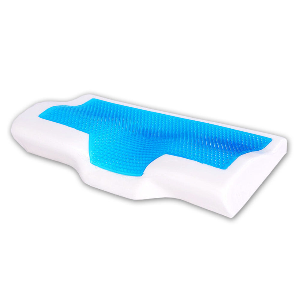 1X Memory Foam Gel Pillow Curve Cervical Pillow Neck Support Pillow Sleep Pillow