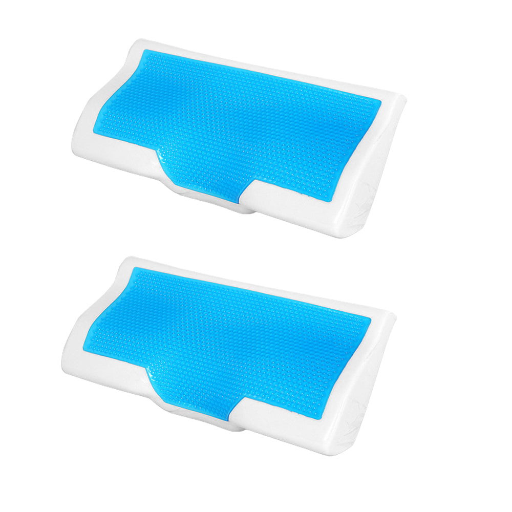 2X Memory Foam Gel Pillow Curve Cervical Pillow Neck Support Pillow Sleep Pillow