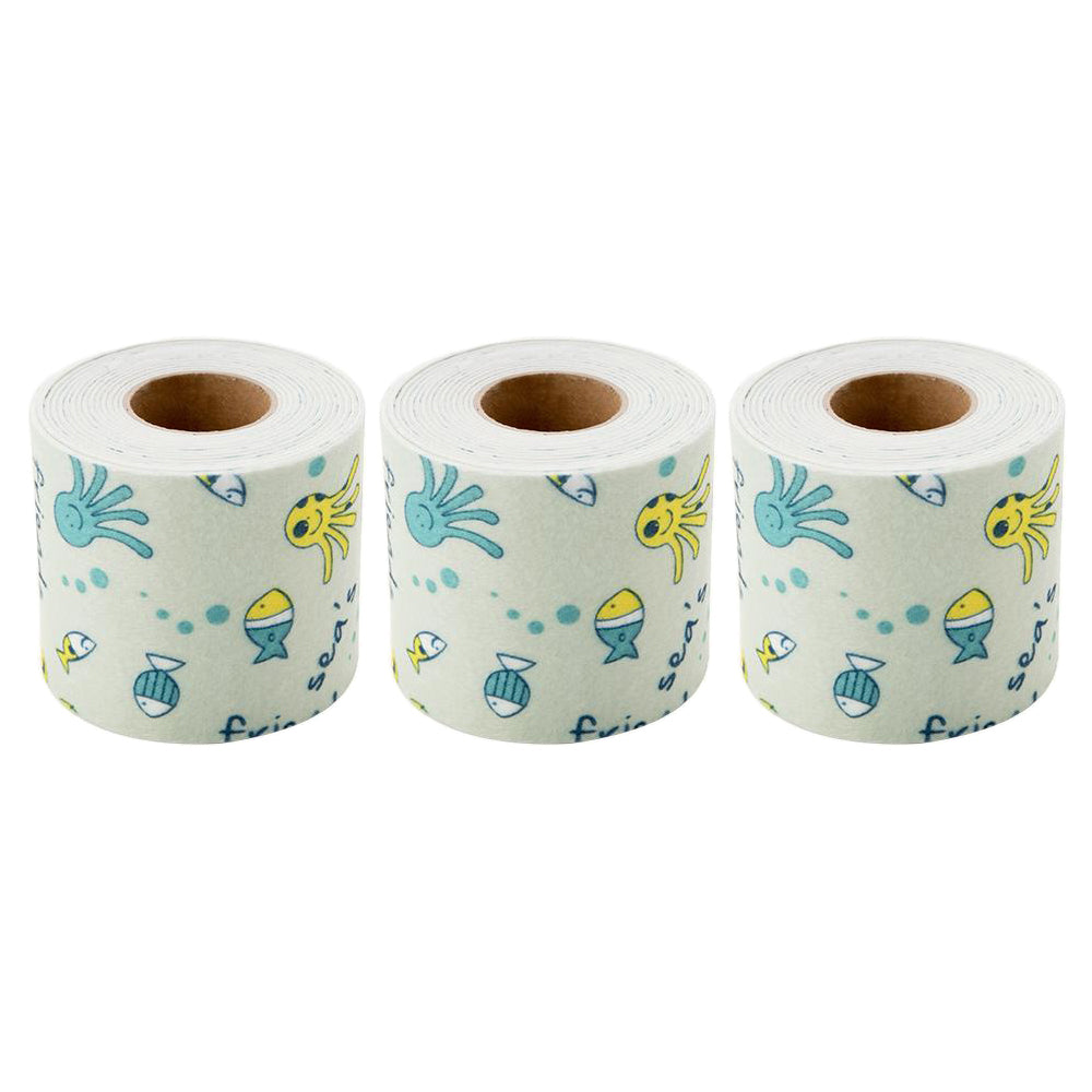 3 Roll Caulk Strip Tape Self Adhesive Kitchen Bathtub Caulking Sticker Fish