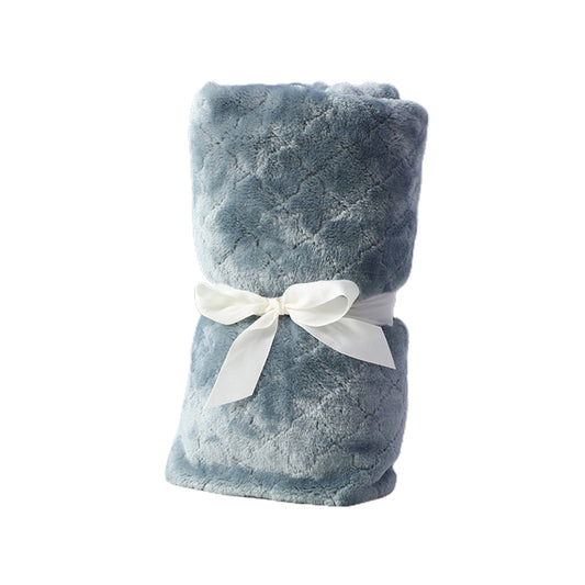 70x100cm Throw Blanket Bed Throws Blanket Plush Blanket Sofa Blanket Blue