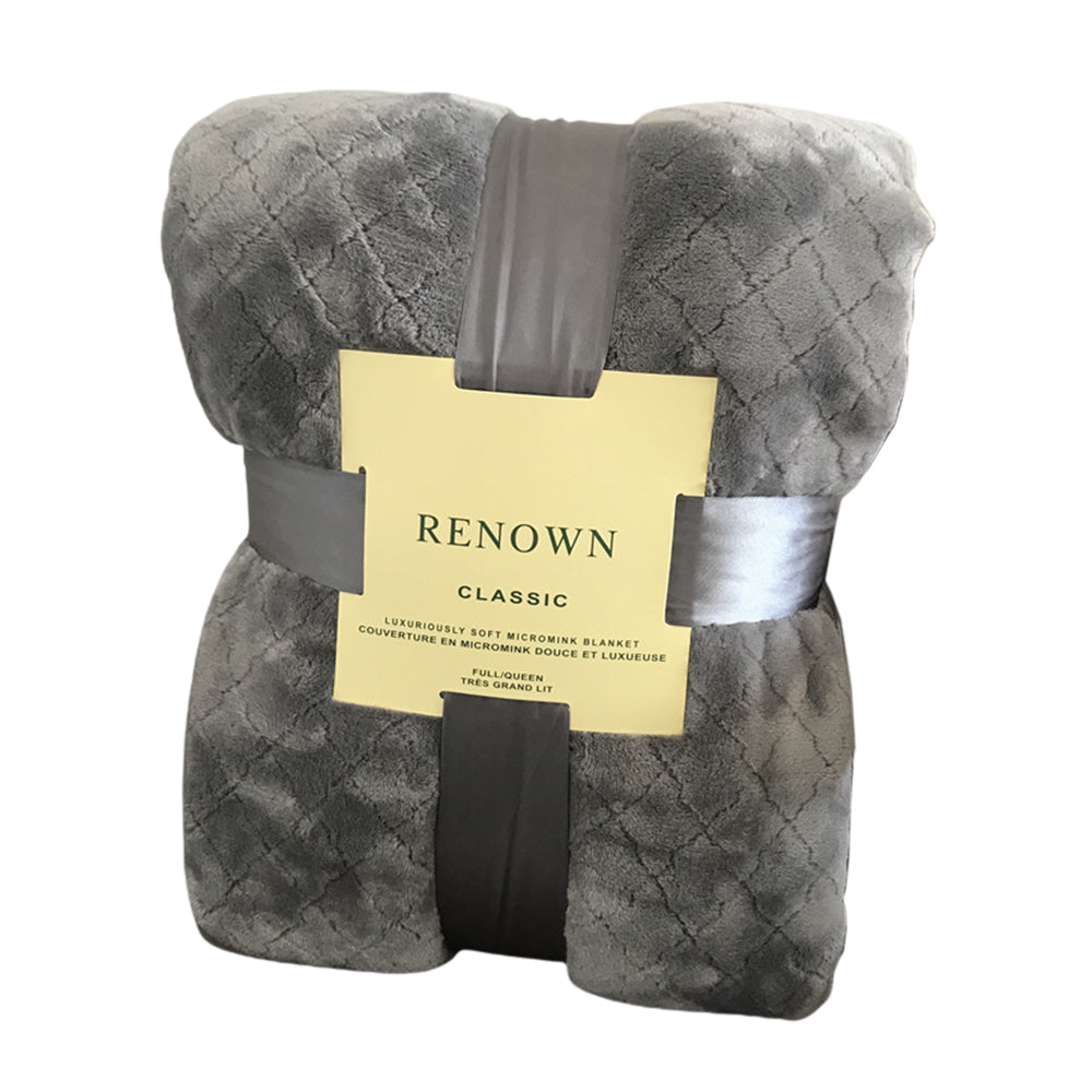 150x200cm Throw Blanket Bed Throws Blanket Plush Blanket Sofa Blanket Grey