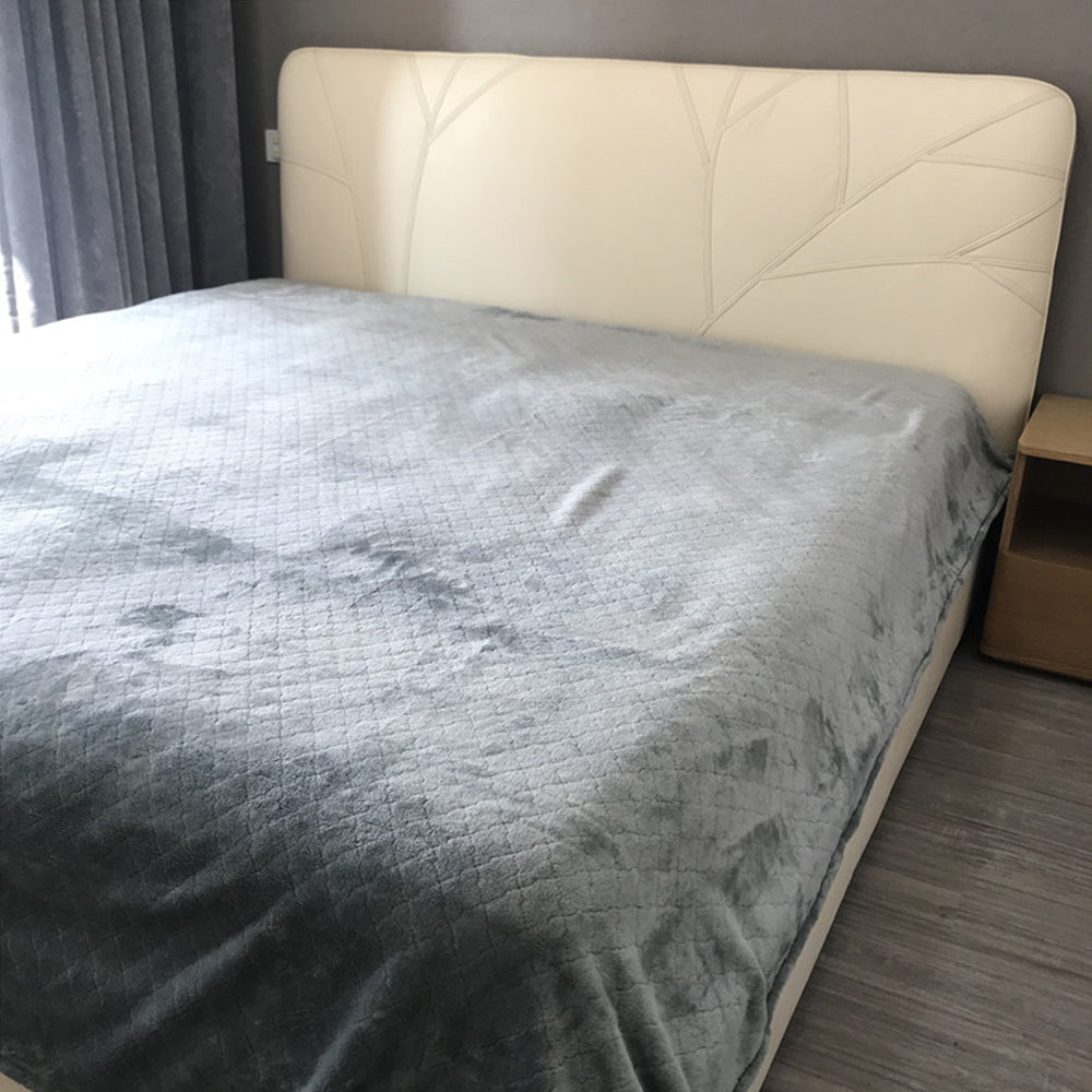 150x200cm Throw Blanket Bed Throws Blanket Plush Blanket Sofa Blanket Grey