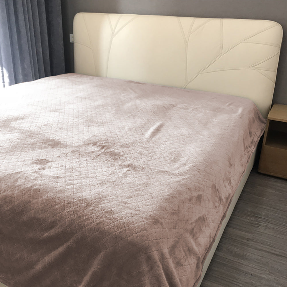 130x150cm Throw Blanket Bed Throws Blanket Plush Blanket Sofa Blanket Pink