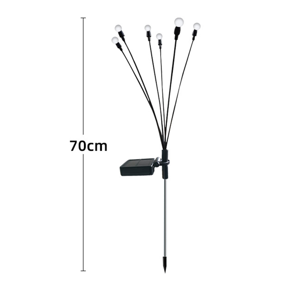 4X Solar Firefly Light Ground Patio Stake Walkway Lamp Garden Decor Colored
