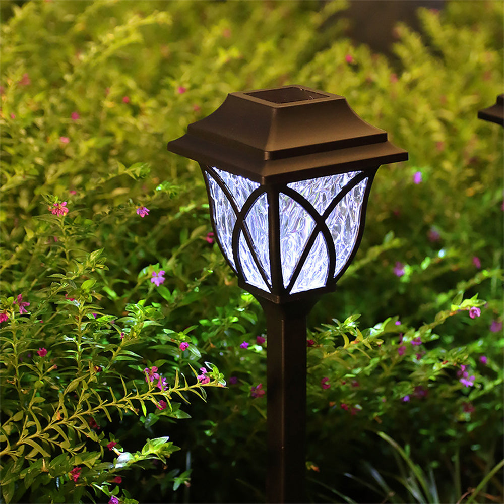 2X Solar Lamps Ground Lights Patio Stake Walkway  Garden Decor White Light