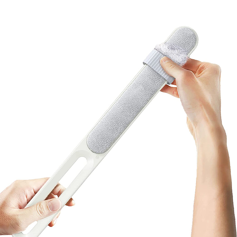 2PCS Double-Sided Electrostatic Pet Hair Remover Pet Fuzz Fur Shaver Tool