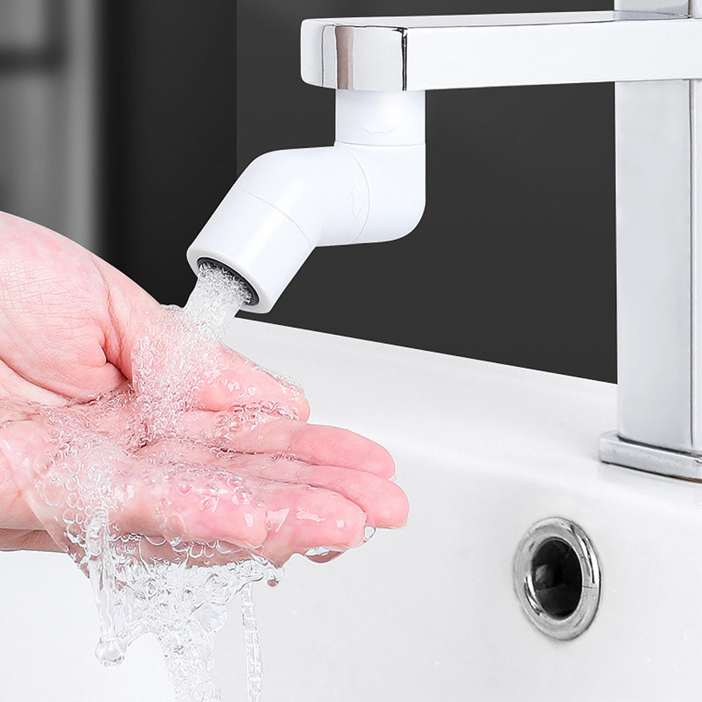 2PCS Anti Splash Filter Faucet 720 Degree Angle Rotatable Faucet Sprayer Head