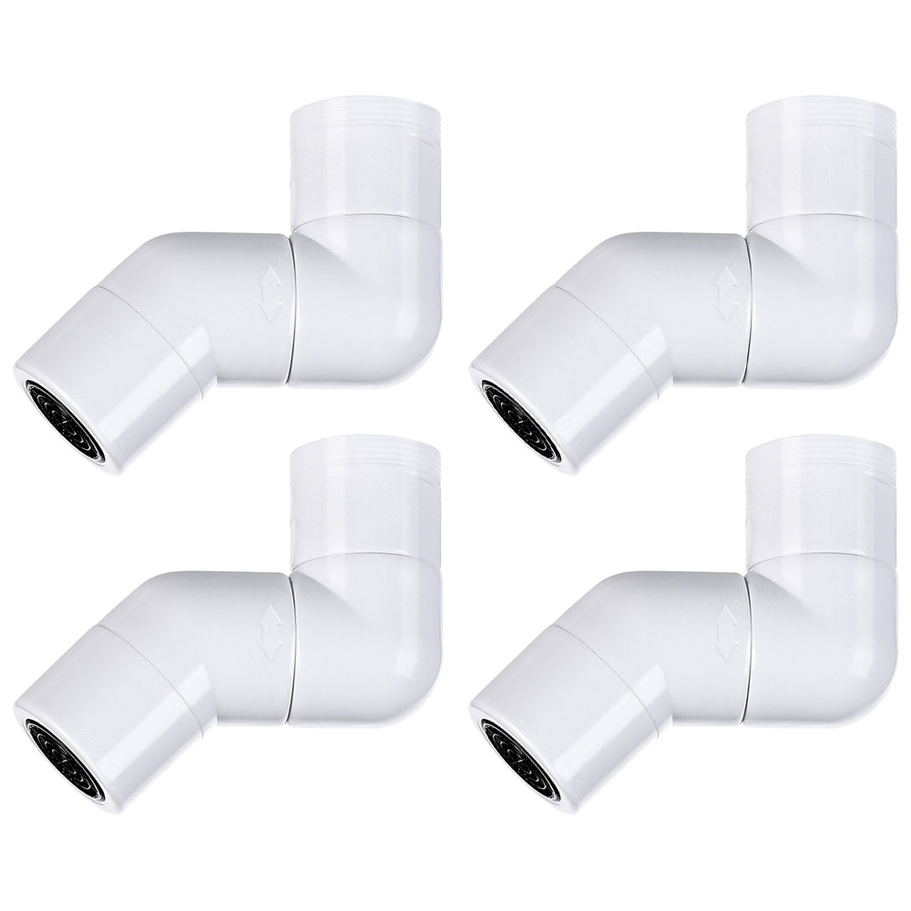 4PCS Anti Splash Filter Faucet 720 Degree Angle Rotatable Faucet Sprayer Head