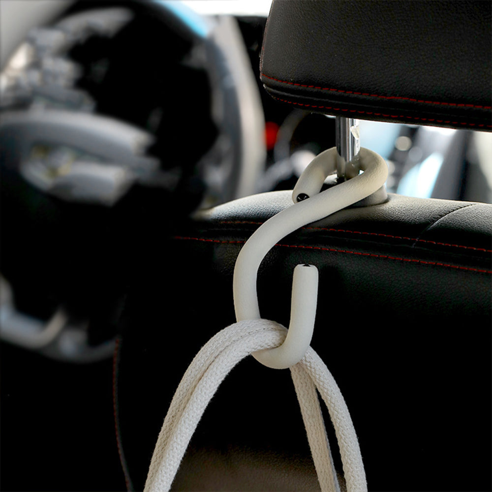 3PCS Bendable Hook Flexible Car Seat Headrest Hook Storage Hanger Phone Holder