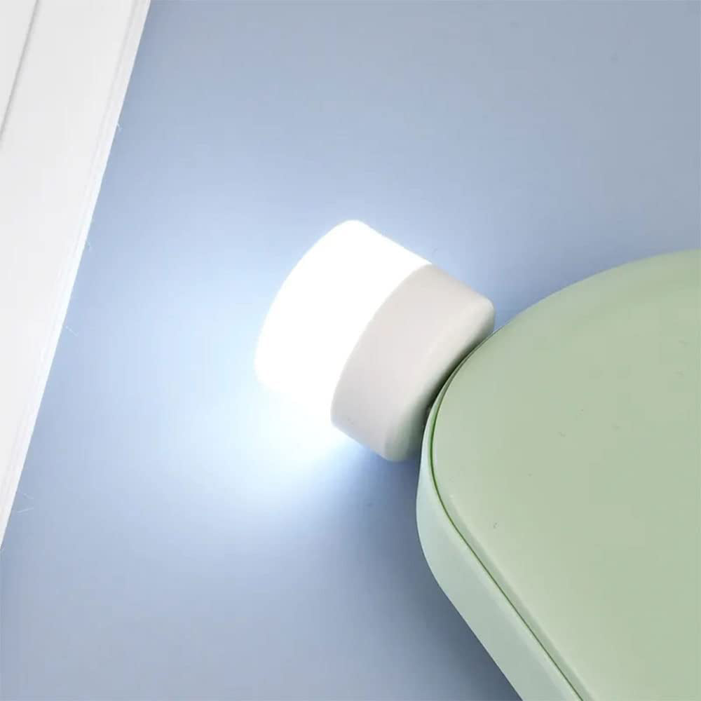 5PCS USB Plug In Night Lights Mini LED Bulb for Power Bank White Light