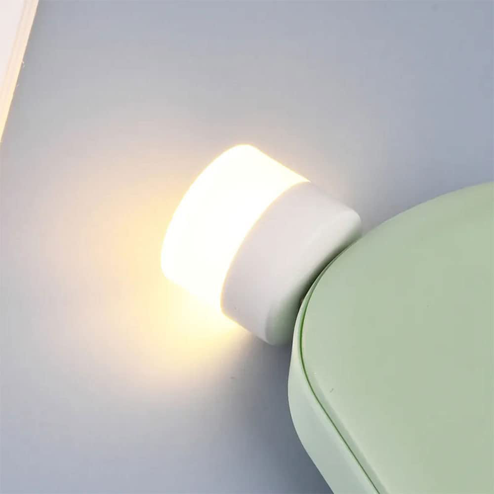 5PCS USB Plug In Night Lights Mini LED Bulb for Power Bank Warm Light