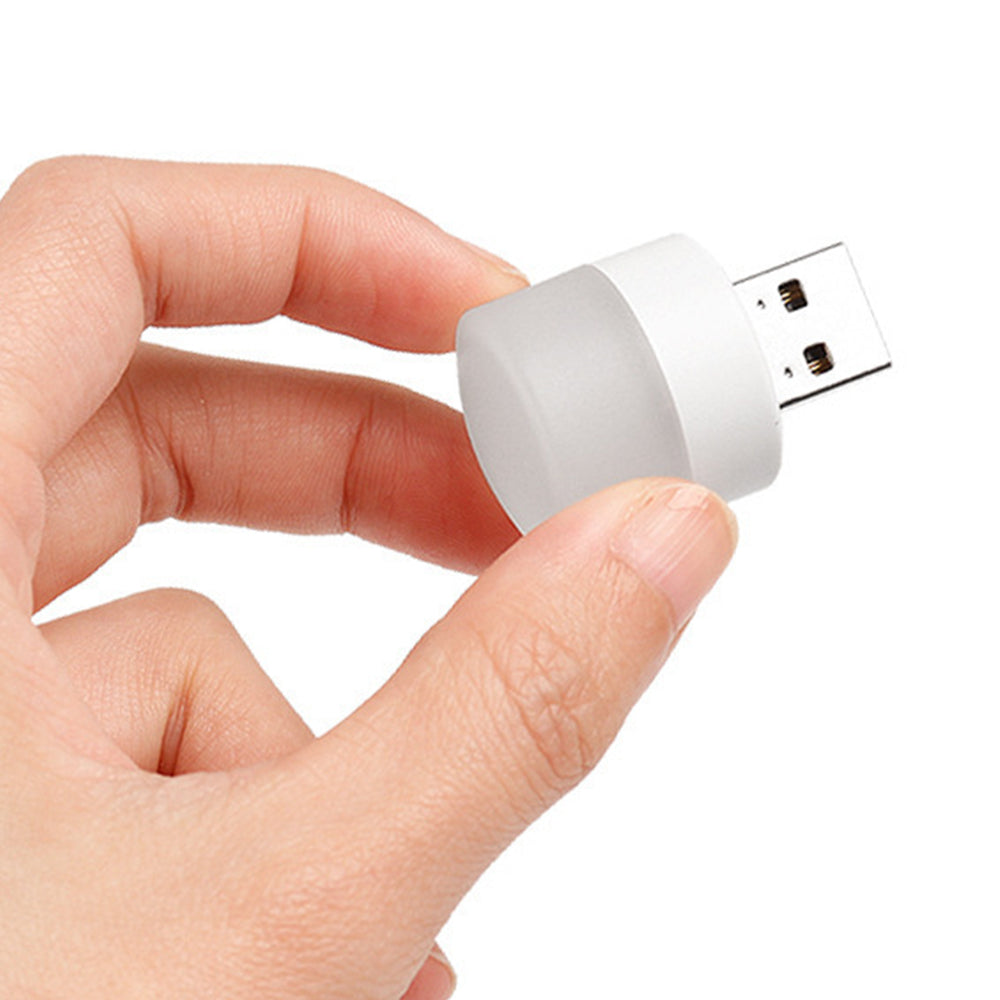 5PCS USB Plug In Night Lights Mini LED Bulb for Power Bank Warm Light