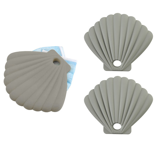 2PCS Portable Face Mask Storage Box Silicone Storage Bag for KN95 Face Cover
