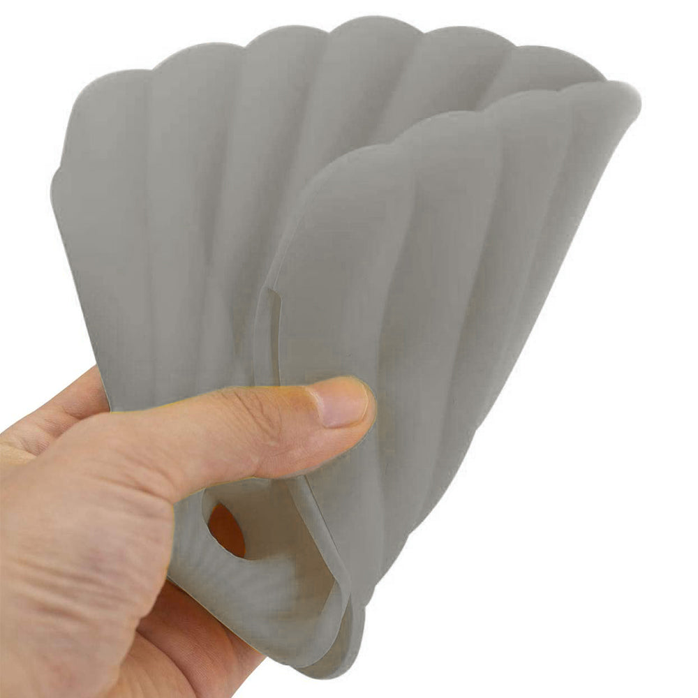 2PCS Portable Face Mask Storage Box Silicone Storage Bag for KN95 Face Cover