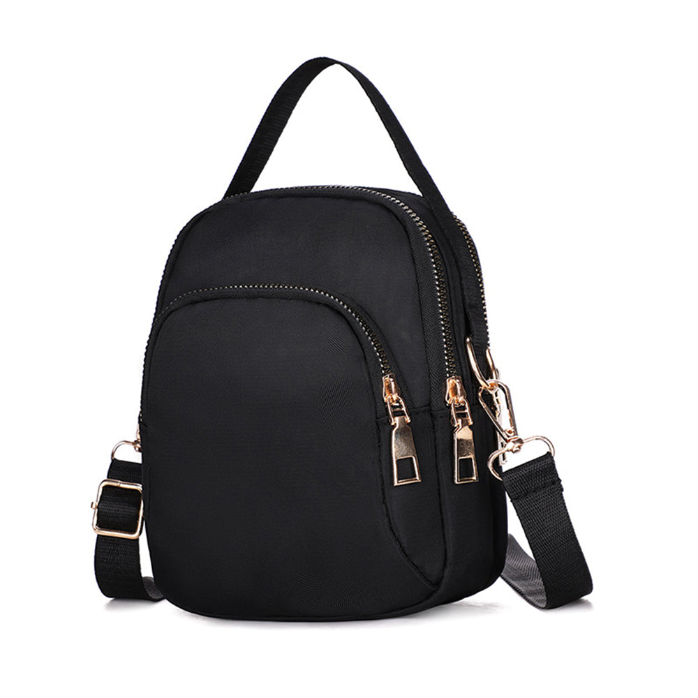 Women Nylon Crossbody Bag Shoulder Bag Black