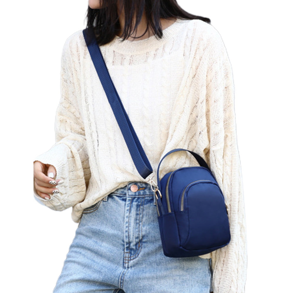 Women Nylon Crossbody Bag Shoulder Bag Blue