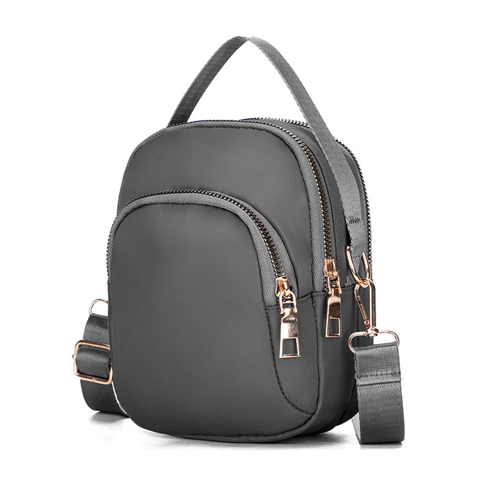 Women Nylon Crossbody Bag Shoulder Bag Grey