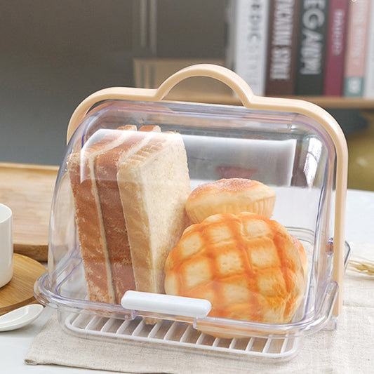 Cake Keeper Food Keeper Tableware Draining Rack Cake Storage Container Bread Box