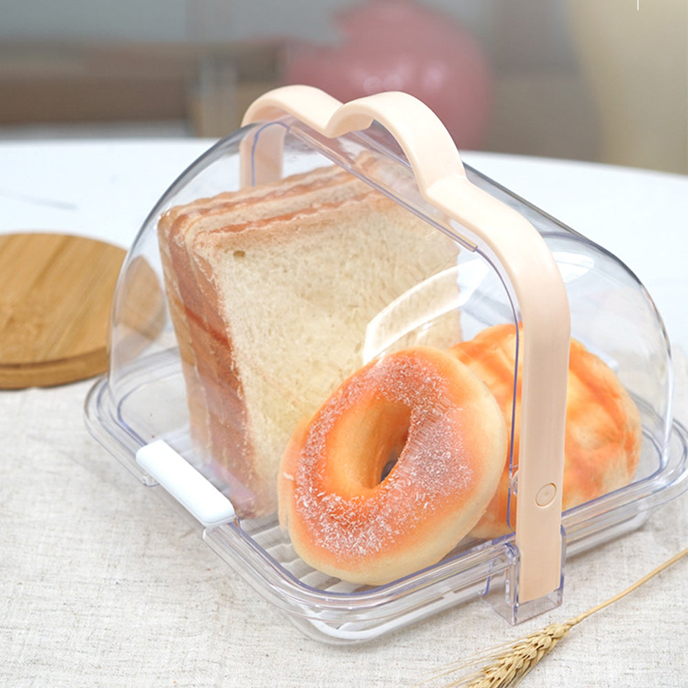 Cake Keeper Food Keeper Tableware Draining Rack Cake Storage Container Bread Box