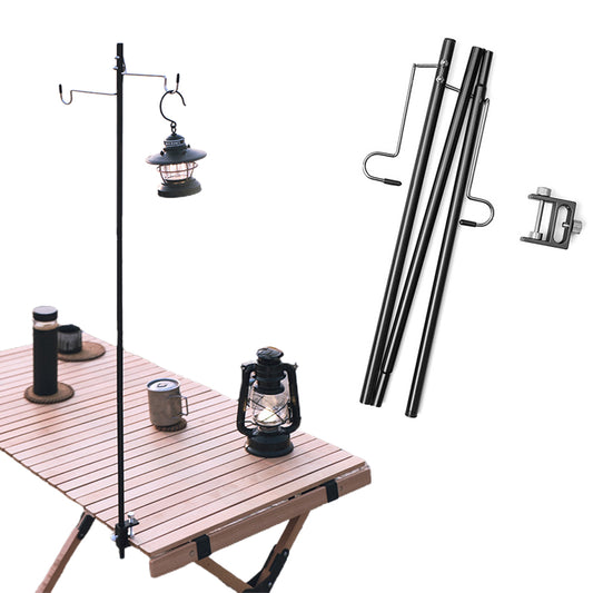 Camping Lamp Pole Portable Folding Lamp Stand Hanging Light Holder