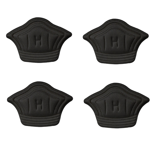 Two Pairs Heel Pads Heel Liners Inserts Grips Heel Protectors Cushions Black
