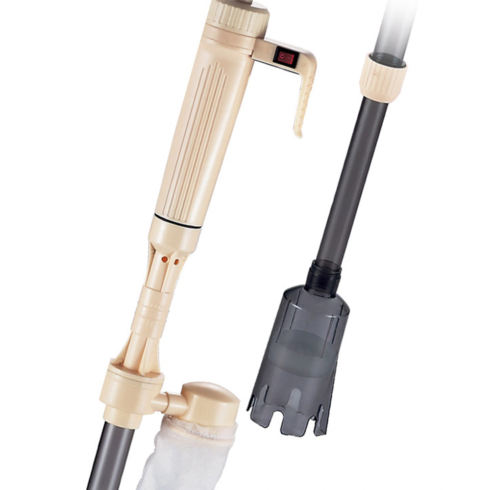 Electric Fish Tank Vacuum Cleaner Sand Washer Gravel Cleaner with Filter Bag