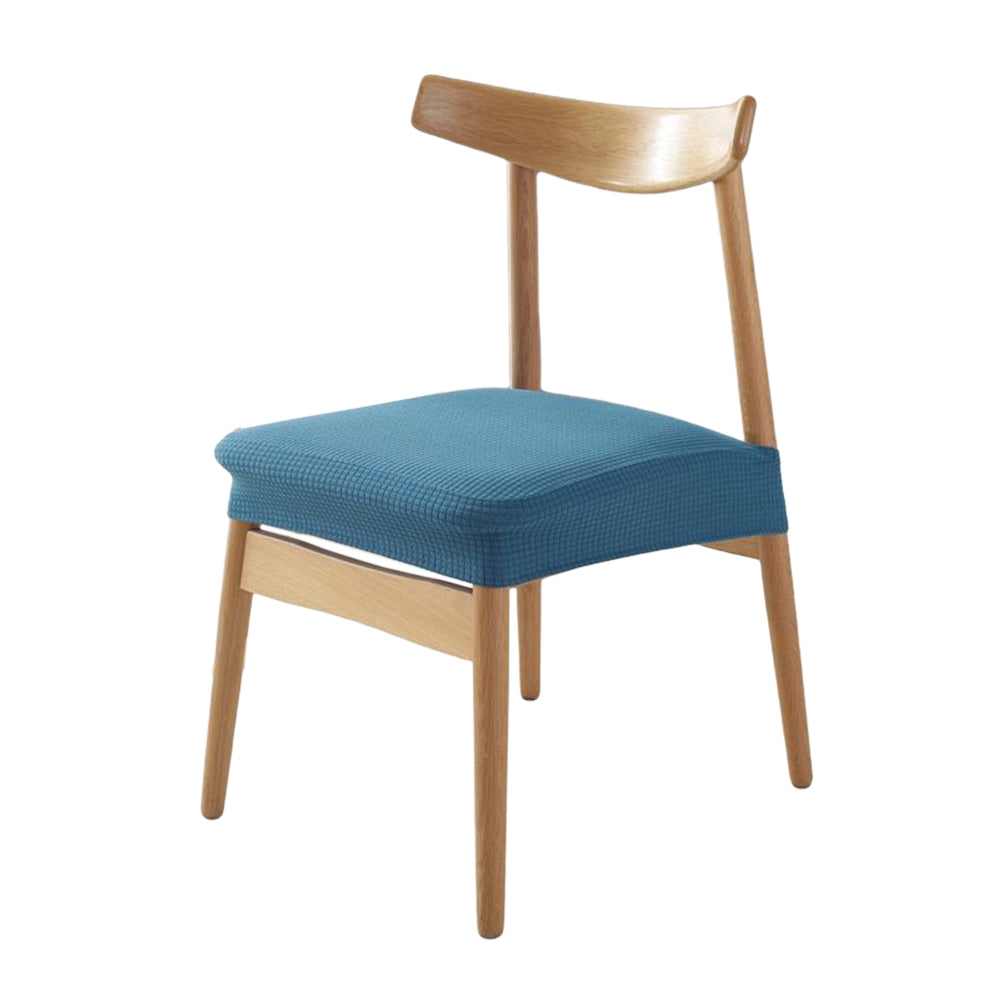 4Pcs Stretch Seat Cover Dining Chair Covers Seat Slipcover Peacock Blue