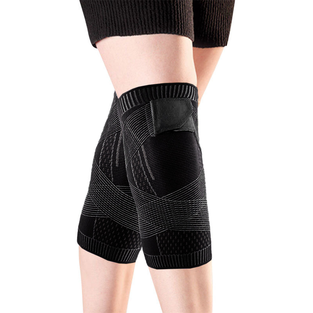 Knee Brace Adjustable Sport Knee Pad Knee Sleeve Gym Knee Support Brace 3XL Size