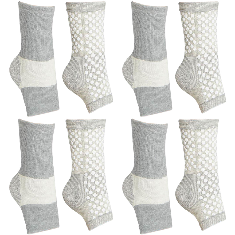 Four Pairs Self Heating Ankle Support Brace Ankle Sleeve Ankle Socks