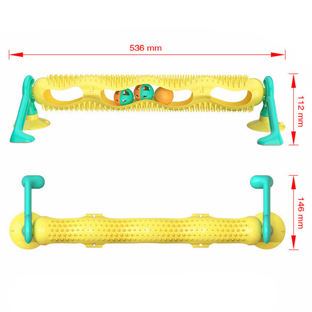 1X Interactive Tunnel Track Ball Kitten Toy Suction Cup Pet Toy