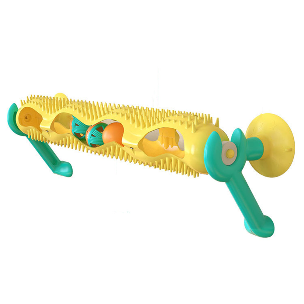 1X Interactive Tunnel Track Ball Kitten Toy Suction Cup Pet Toy