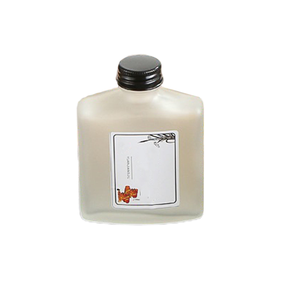 10Pcs 250ML Wine Glass Flat Square Whiskey Liquor Bottle Wine Bottle Juice Bottle Beverage Container