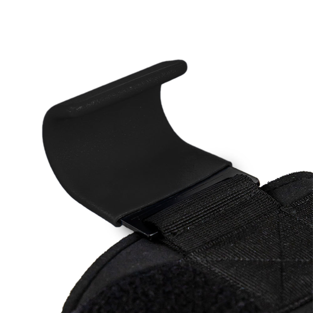 Weight Lifting Hook Hand Grip Support Wrist Straps Powerlifting Grips Gym Black