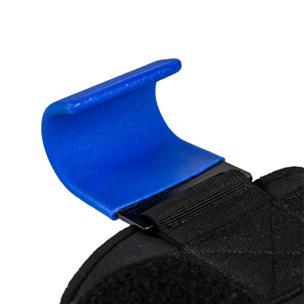 Weight Lifting Hook Hand Grip Support Wrist Straps Powerlifting Grips Gym Blue