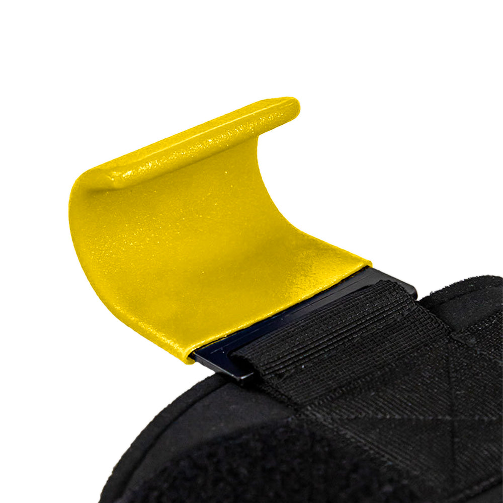 Weight Lifting Hook Hand Grip Support Wrist Straps Powerlifting Grips Gym Yellow