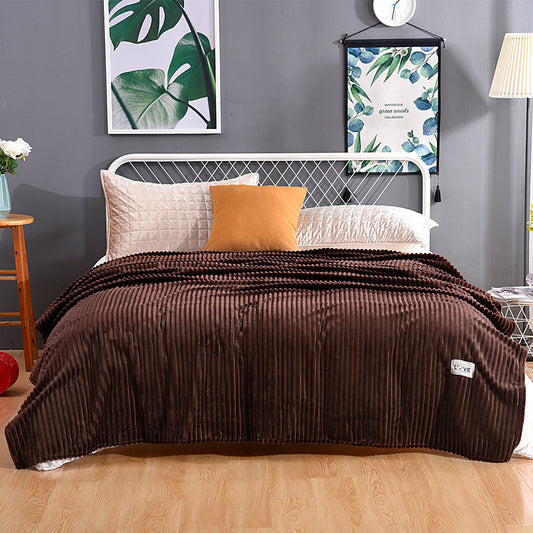 180x200cm Flannel Throw Blanket Bed Throws Blanket Sofa Blanket Coffee