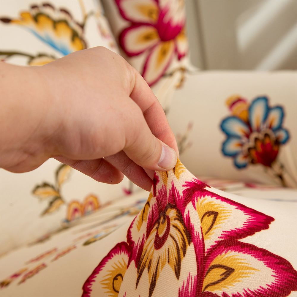 2X Wingback Chair Cover Stretch Armchair Wing Chair Slipcover Wing Back Chair Cover Style 1 and 2