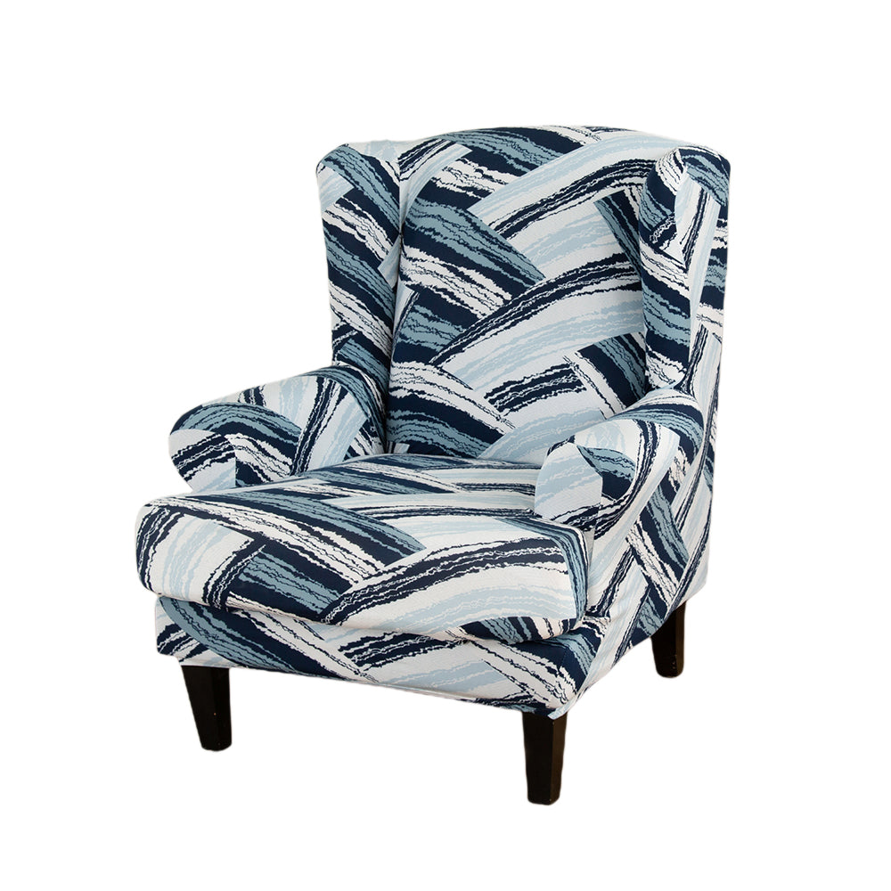 2X Wingback Chair Cover Stretch Armchair Wing Chair Slipcover Wing Back Chair Cover Style 3 and 4