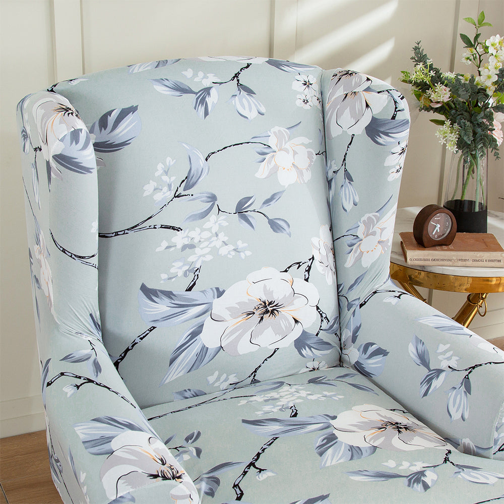 2X Wingback Chair Cover Stretch Armchair Wing Chair Slipcover Wing Back Chair Cover Style 3 and 4