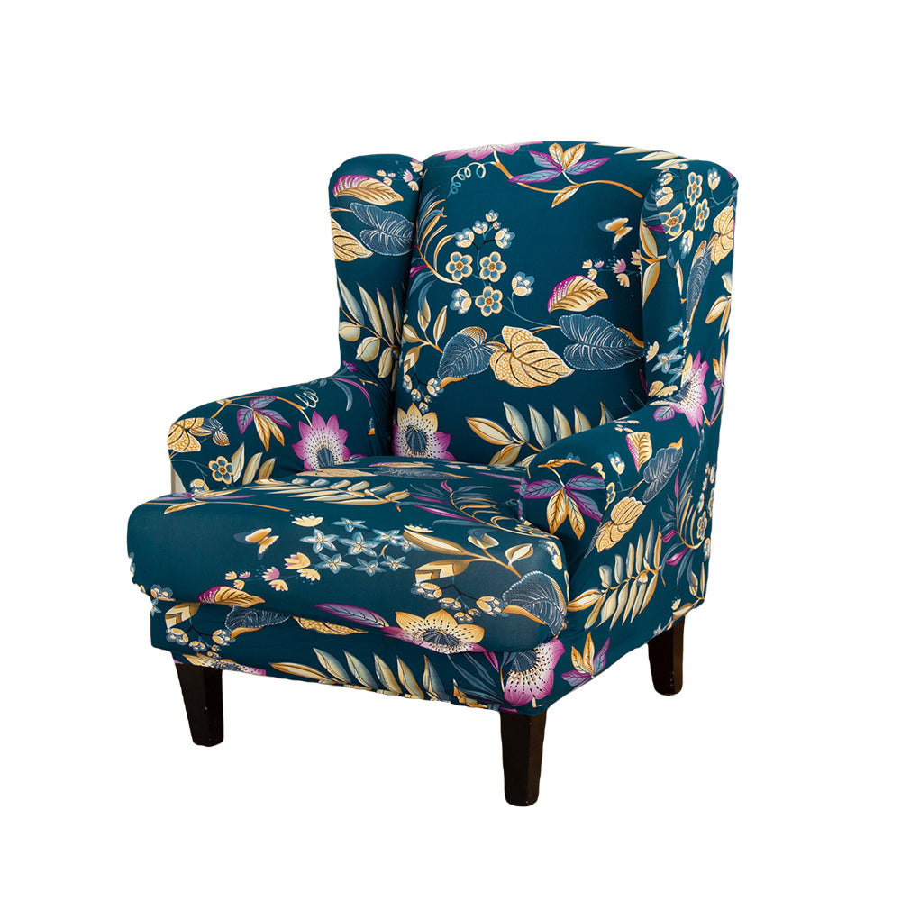 2X Wingback Chair Cover Stretch Armchair Wing Chair Slipcover Wing Back Chair Cover Style 5 and 6