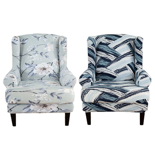 2X Wingback Chair Cover Stretch Armchair Wing Chair Slipcover Wing Back Chair Cover Style 3 and 4