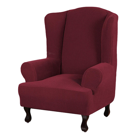 Wingback Chair Cover Stretch Armchair Wing Chair Slipcover Wing Back Chair Cover Red