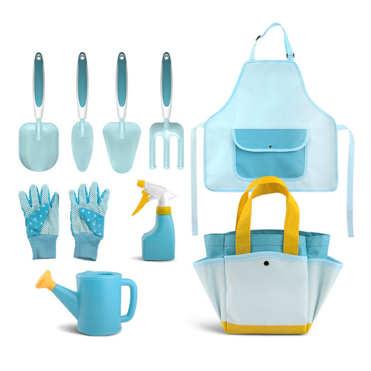 9Pcs Kids Garden Tool Garden Gloves Gardening Tool Digging Claw Planting Shovel