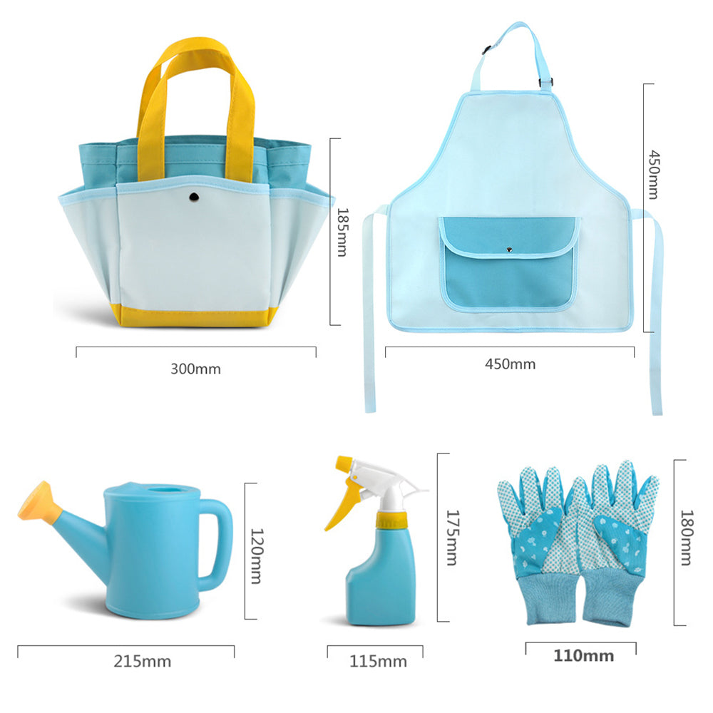 9Pcs Kids Garden Tool Garden Gloves Gardening Tool Digging Claw Planting Shovel