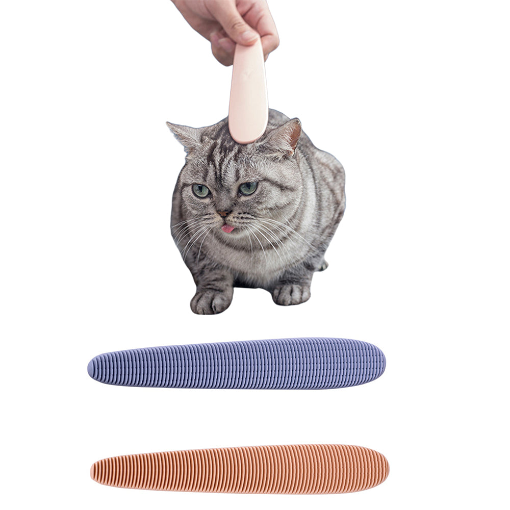 2Pcs Simulation Cat Tongue Comb Cat Hair Grooming Brush Pet Cat Petting Stick